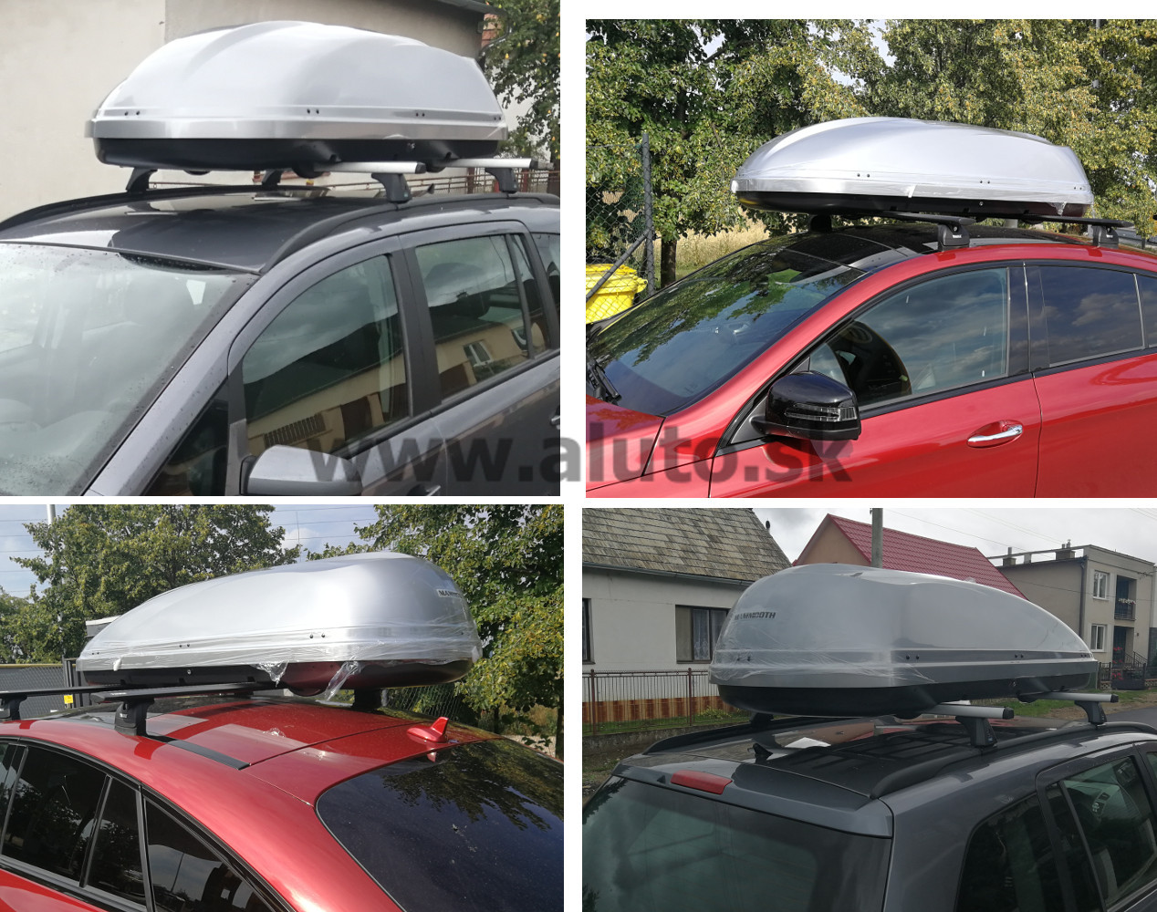 Strešný box Mammooth 520L šedý